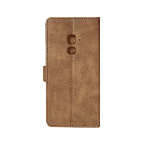 Rixus Bookcase pour Samsung Galaxy A8 (2018) Marron clair