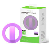 Support pour anneau en silicone Rixus RXPH50LP pour Magsafe, violet clair
