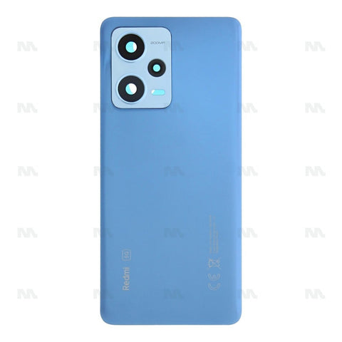 Vitre arrière pour Xiaomi Redmi Note 12 Pro Plus 5G avec objectif bleu OEM