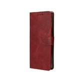 Rixus Bookcase pour Apple iPhone 16 Plus Rouge foncé