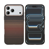 Coque Ultra-Fine Rixus Alpine Compatible MagSafe RXA130 Pour Apple iPhone 17 Pro, 18 Pro Rayé Marron