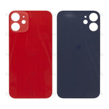 Vitre arrière avec bloc complet pour Apple iPhone 12 Mini - Rouge - Compatible