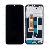 Chassis + Ecran Original OEM + Vitre pour Oppo A16 CPH2269 / A16S CPH2271 - Noir