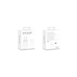 Adaptateur secteur CH2123 Câble USB-C vers Lightning 100 cm 20 W blanc