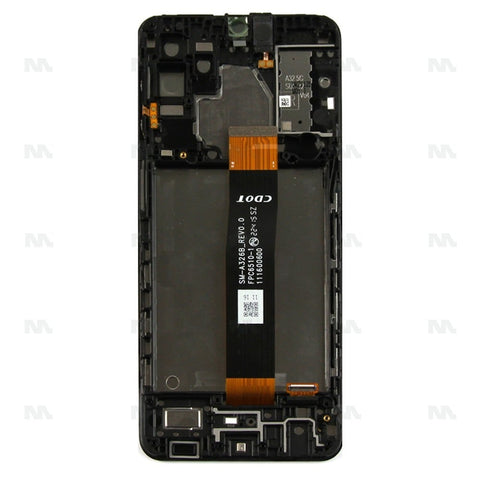 Écran complet sur châssis Service Pack pour Samsung Galaxy A32 5G A326B - Noir
