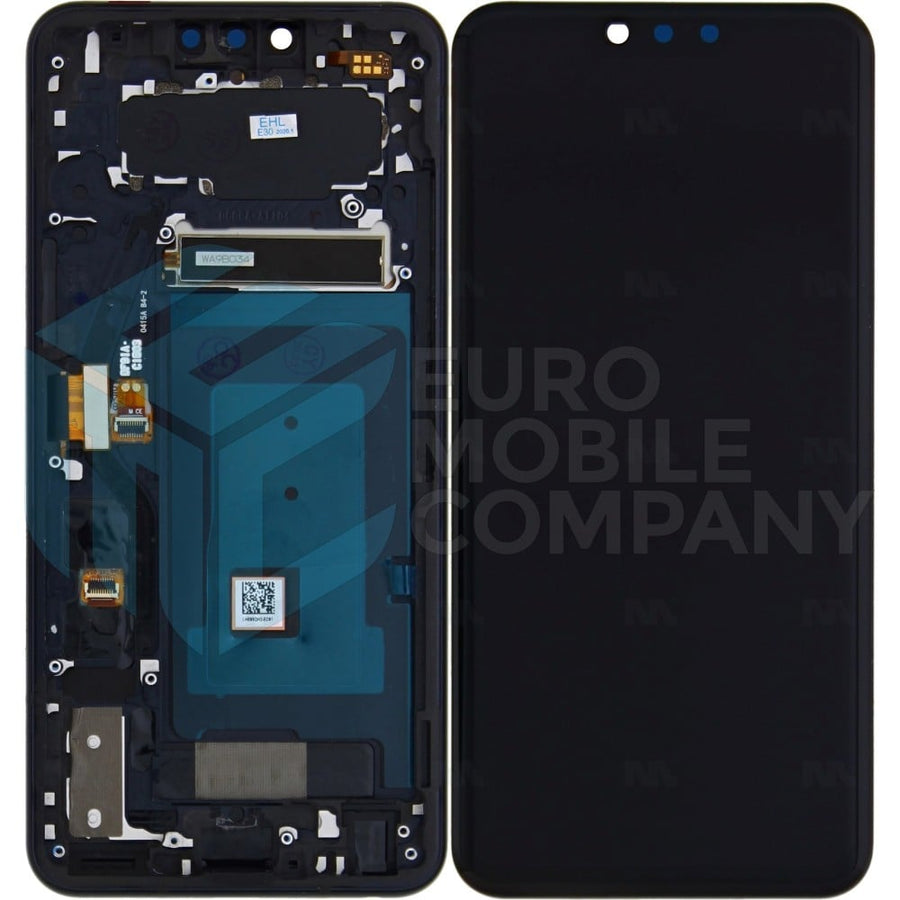 Chassis + Ecran LCD + Vitre pour LG G8 Thinq - Noir