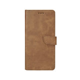 Bibliothèque Rixus pour Samsung Galaxy S25 FE Marron clair