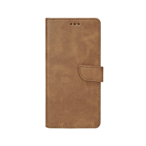 Bibliothèque Rixus pour Samsung Galaxy S25 FE Marron clair