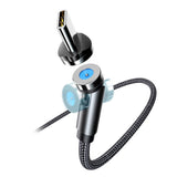 Câble magnétique Rixus RXU48 3 en 1 noir