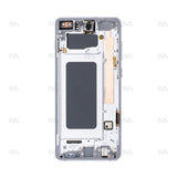 Écran complet sur châssis Reconditionné pour Samsung Galaxy S10 Plus G975F - Blanc Prisme