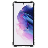 Étui anti-éclatement Rixus avec MagSafe pour Samsung Galaxy S25 Edge transparent