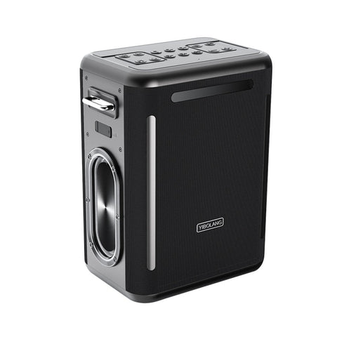 Enceinte Bluetooth Yibolang X69Pro avec deux microphones, couleur noire