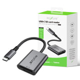 Adaptateur lecteur de carte SD/TF USB-C Rixus RXCR01 Gris sidéral