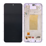 Chassis + Ecran Original Service Pack pour Samsung Galaxy A37 A376B - Violet Clair