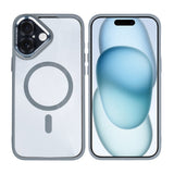 Étui Rixus Classic 04 avec MagSafe pour Apple iPhone 16 gris