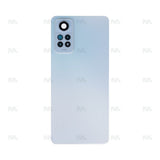 Vitre arrière pour Xiaomi Redmi Note 12 Pro 4G avec objectif, blanc polaire, OEM