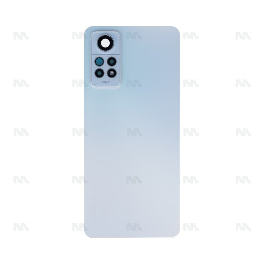 Vitre arrière pour Xiaomi Redmi Note 12 Pro 4G avec objectif, blanc polaire, OEM