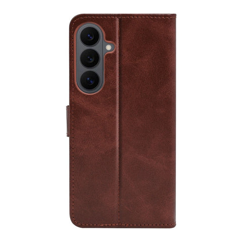 Étui Portefeuille Rixus pour Samsung Galaxy S26 FE - Marron