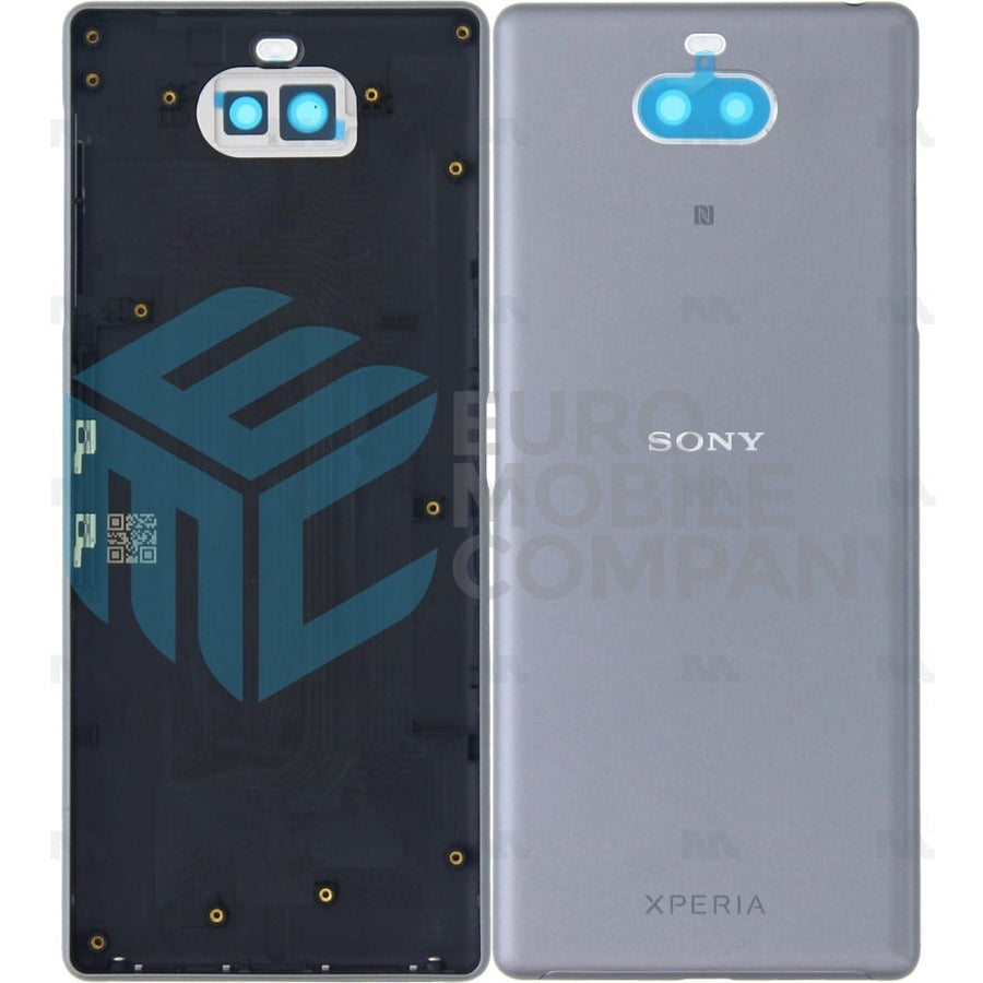 Vitre arrière pour Sony Xperia 10 - sans objectif - argent - OEM