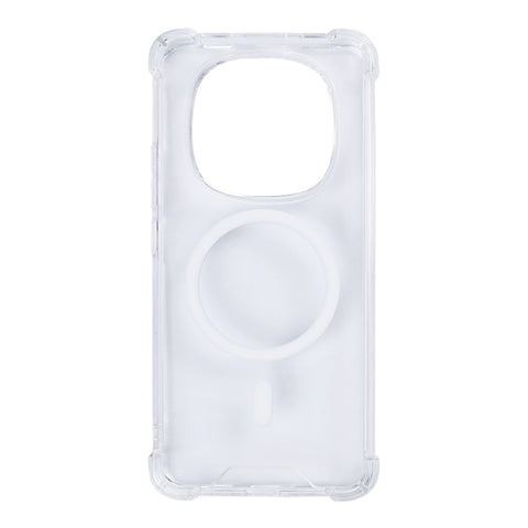 Étui anti-éclatement Rixus avec MagSafe pour Xiaomi Redmi Note 15 Pro transparent