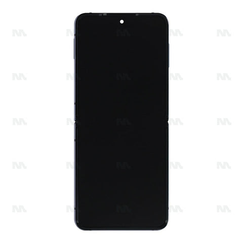 Chassis + Ecran Officiel Service Pack + Vitre pour Samsung Galaxy Z Flip4 F721B - Bora Purple