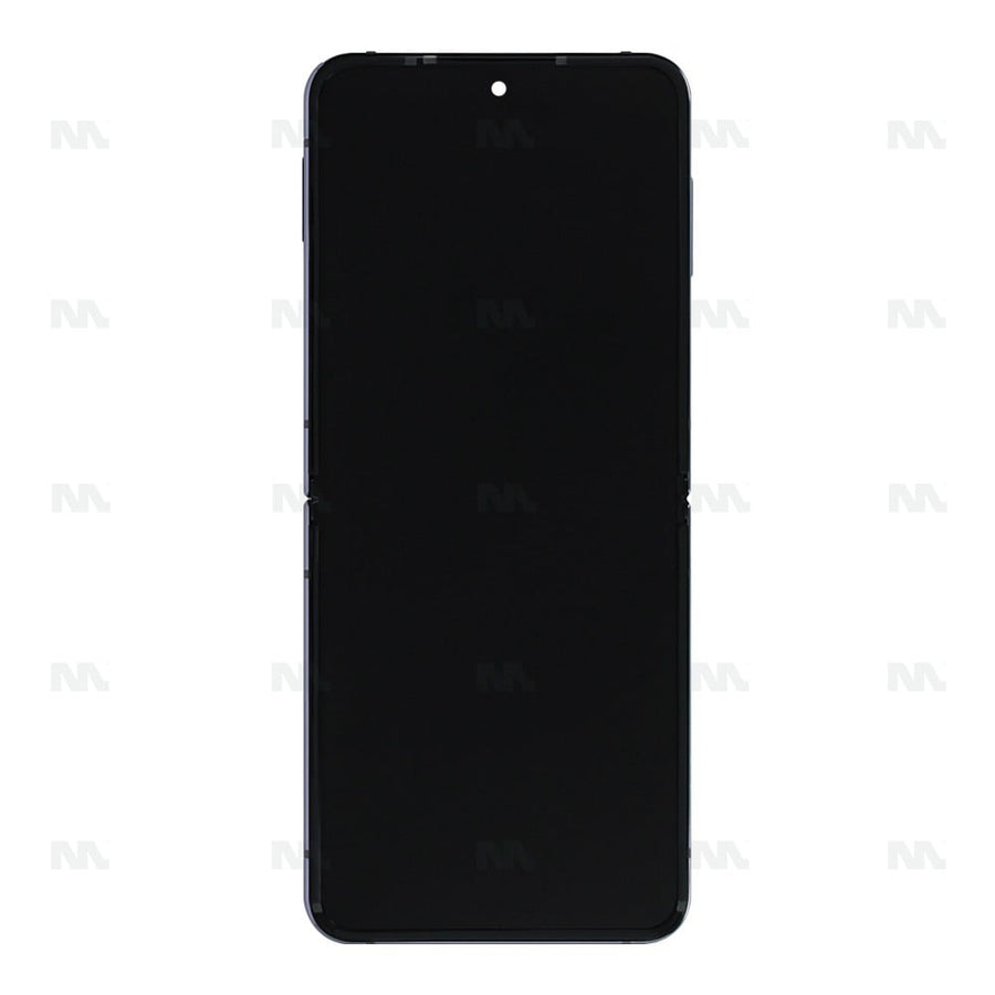 Chassis + Ecran Officiel Service Pack + Vitre pour Samsung Galaxy Z Flip4 F721B - Bora Purple