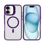 Étui Rixus Classic 03 avec MagSafe pour Apple iPhone 16 Plus violet foncé