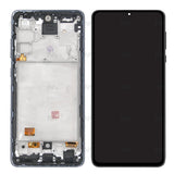 Chassis + Ecran OLED + Vitre pour Samsung Galaxy A72 A725F - Awesome Black