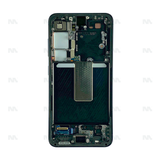 Chassis + Ecran Officiel Service Pack + Vitre pour Samsung Galaxy S23 S911B - Phantom Black