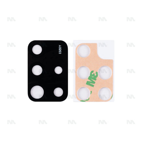 Couvercle d'objectif d'appareil photo pour Samsung Galaxy A51 A515F sans cadre, noir, OEM