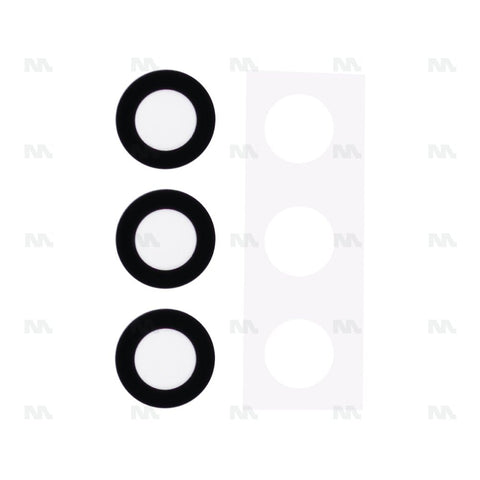 Cache pour objectif d'appareil photo pour Samsung Galaxy A13 5G A136B - Noir (3 pièces) - OEM