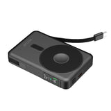 Batterie Externe 10000mAh 35W Rixus RXPB77A Compatible MagSafe - Noir