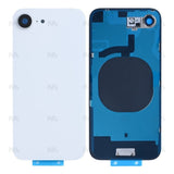 Vitre Arrière sans NFC, cadre de caméra agrandi – Compatible avec Apple iPhone 16e – Blanc