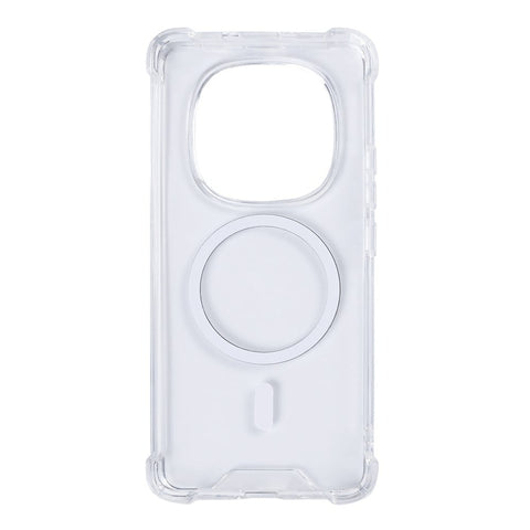 Étui anti-éclatement Rixus avec MagSafe pour Xiaomi Redmi Note 15 transparent