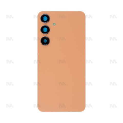 Vitre arrière pour Samsung Galaxy S24 Plus S926B avec objectif Orange grès OEM