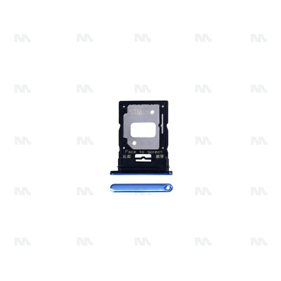 Support pour carte SIM pour Xiaomi Mi 11 Lite 4G – Bleu Bubblegum – OEM