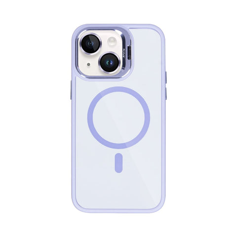 Étui Rixus Classic 03 avec MagSafe pour Apple iPhone 15 violet clair