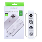 Verre trempé Rixus Clear HD avec boîtier Fit Box pour Apple iPhone 16 Pro