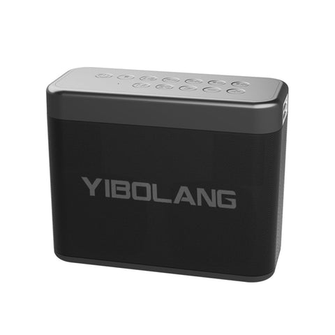 Enceinte Bluetooth Yibolang X48Pro avec deux microphones, couleur noire