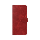 Bibliothèque Rixus pour Samsung Galaxy S23 Rouge foncé