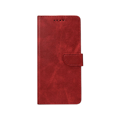 Bibliothèque Rixus pour Samsung Galaxy S23 Rouge foncé
