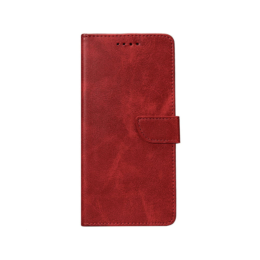 Bibliothèque Rixus pour Samsung Galaxy S23 Rouge foncé