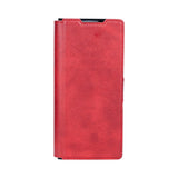 Étui portefeuille Rixus avec porte-stylo pour Samsung Galaxy Z Fold6 rouge