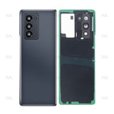 Vitre arrière pour Samsung Galaxy Z Fold2 5G F916B avec objectif Mystic Black OEM