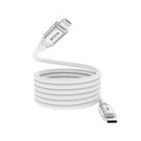 Câble de recharge magnétique Rixus RXUC59L USB-C vers Lightning 1 m 30 W blanc