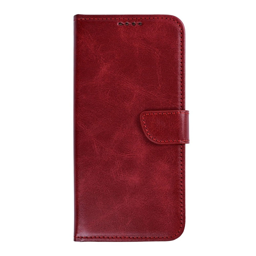 Étui Portefeuille Rixus pour Samsung Galaxy A27 - Rouge Foncé