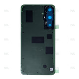 Vitre arrière pour Samsung Galaxy S25 FE S731B avec objectif - Noir jais - OEM