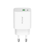 Adaptateur Rixus RX90CC avec câble USB-C vers USB-C 1 m 20 W blanc