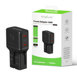 Chargeur Universel de Voyage 45W Rixus RXTA01 - Noir