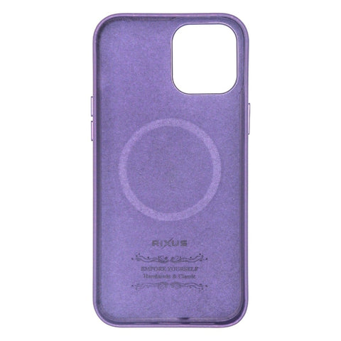 Étui Rixus Classic 02 avec MagSafe pour Apple iPhone 12 Pro Max violet